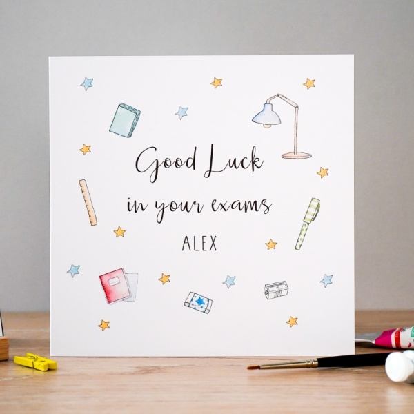 Good Luck In Your Exams Card